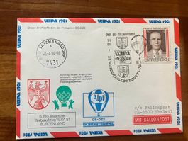 Ballonpost Österreich Brief 1980  Luxus  (V53)