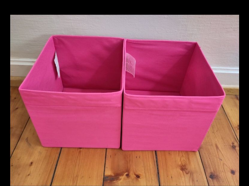 Casse di trasporto: Stoffkisten, pink, von Ikea – Usato da Luzern venduto da Suneha 1