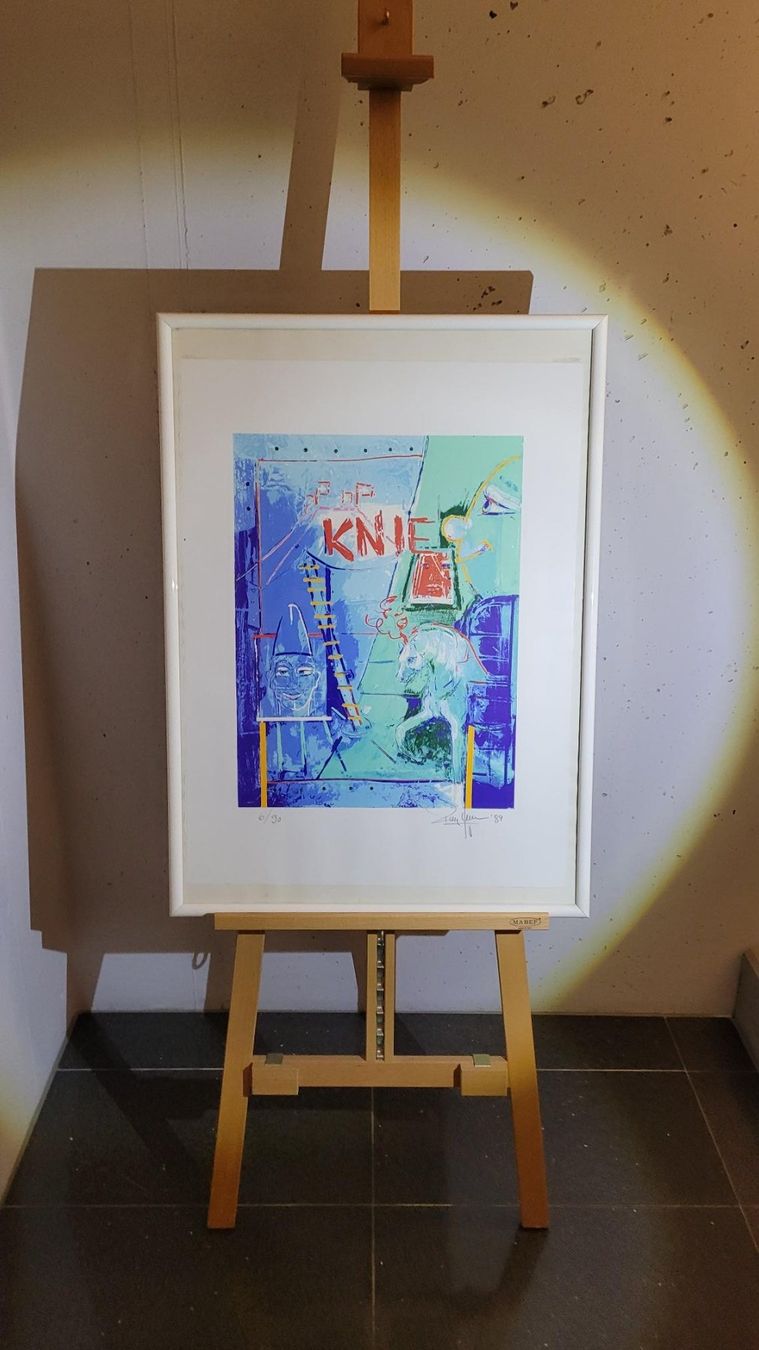 Grafica & Litografie: KNIE ROLF, "In der Manege", Serigraphie – Usato da Luzern venduto da Luzern1 4