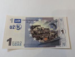 baknote Republic of Užupis,ghost country,delivery mi Sep
