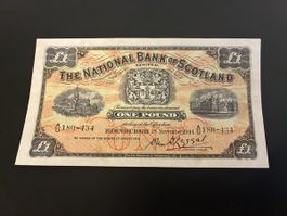 SCOTLAND, 1 POUND - 1944-11-01 bankfrisch 