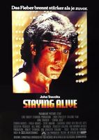 John Travolta Staying Alive - Seltene Filmplakat Rarität!