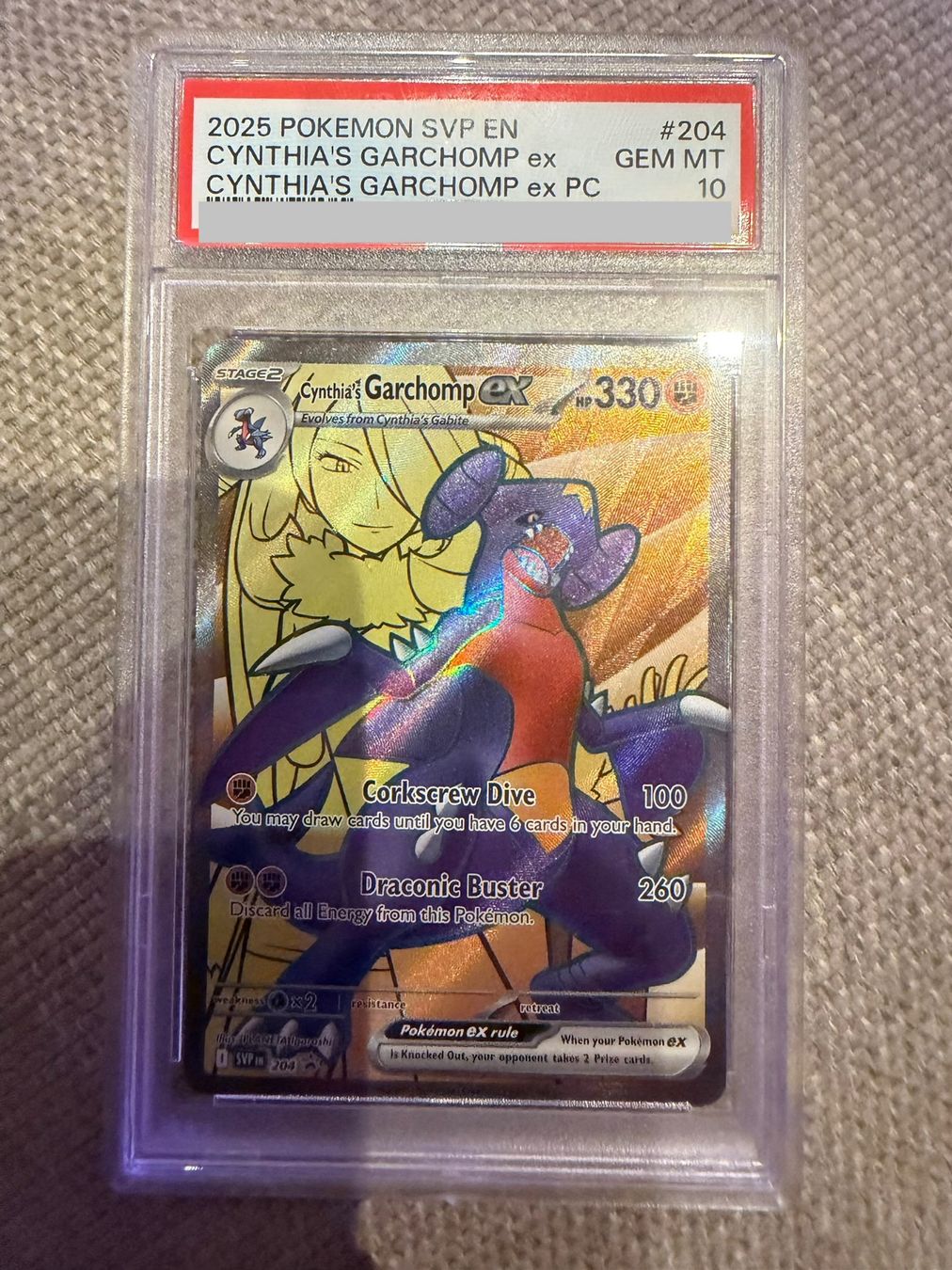Karten: Cynthias Garchomp EX PSA10 – Gebraucht aus Kleinlützel von Leksi22