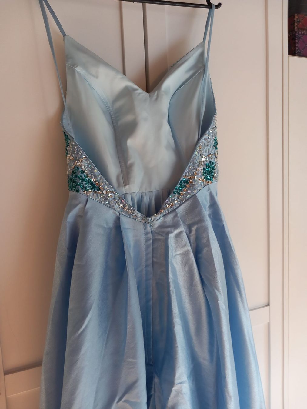 Kleider: Abendkleid hellblau – Glitzer Oberteil – Gebraucht aus Rickenbach SO von Marccoon 2