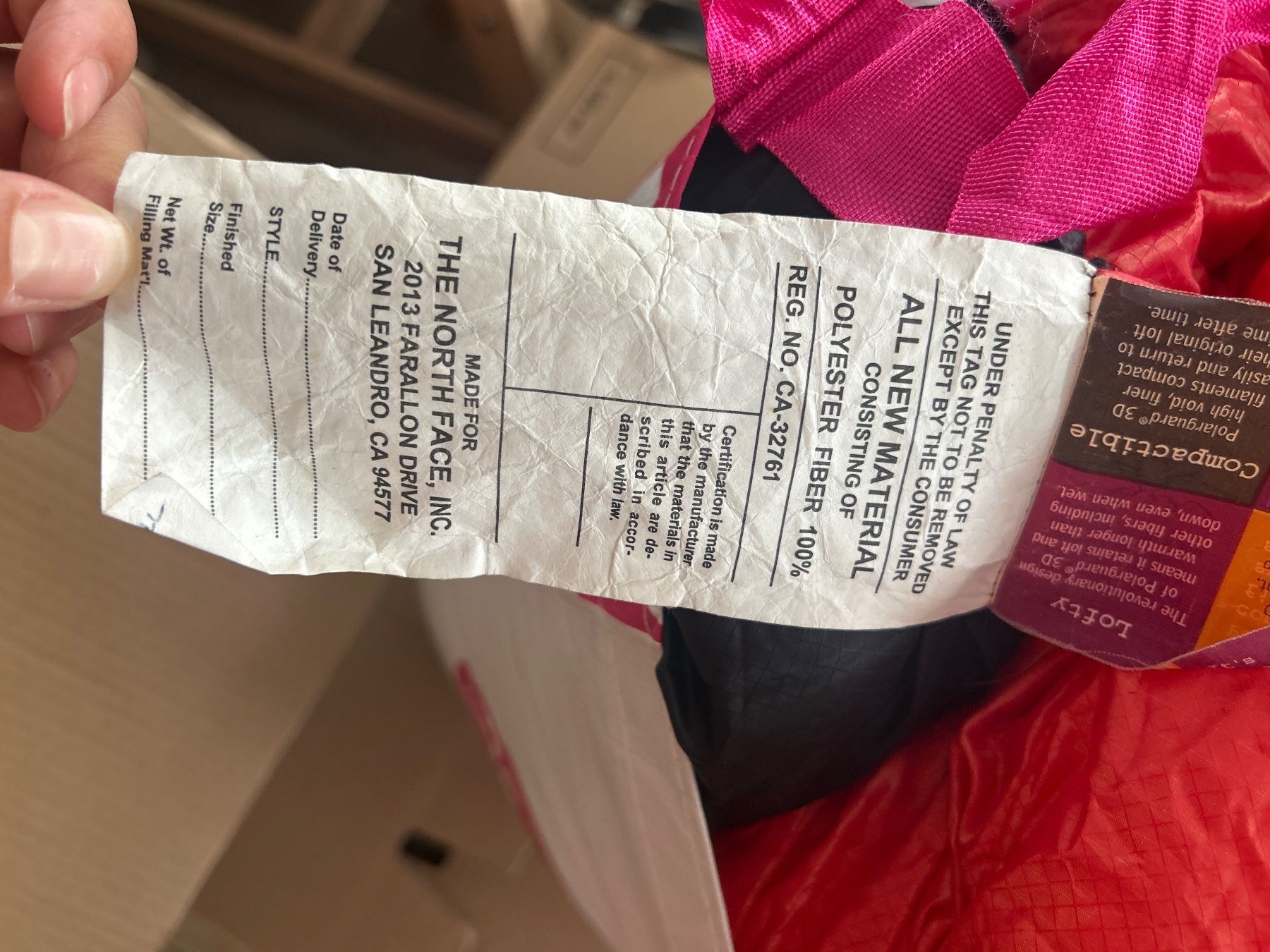 North Face Sacchi a pelo: Ultrawarmer Schlafsack – Usato da Aarwangen venduto da familiejoerin 5