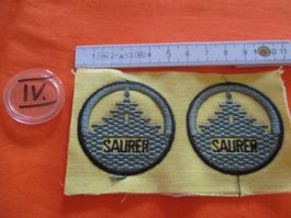 Aufnäher Saurer doppelt