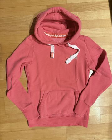Superdry Kapuzenpullover Hoodie Pink Gr. M