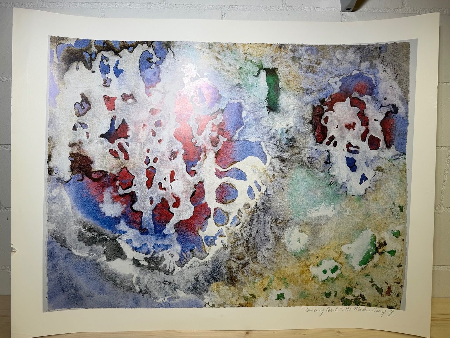 Grafica & Litografie: Marlene Tseng Yu Lithographie handsigniert 1991 – Usato da Root venduto da Jo.Di 1