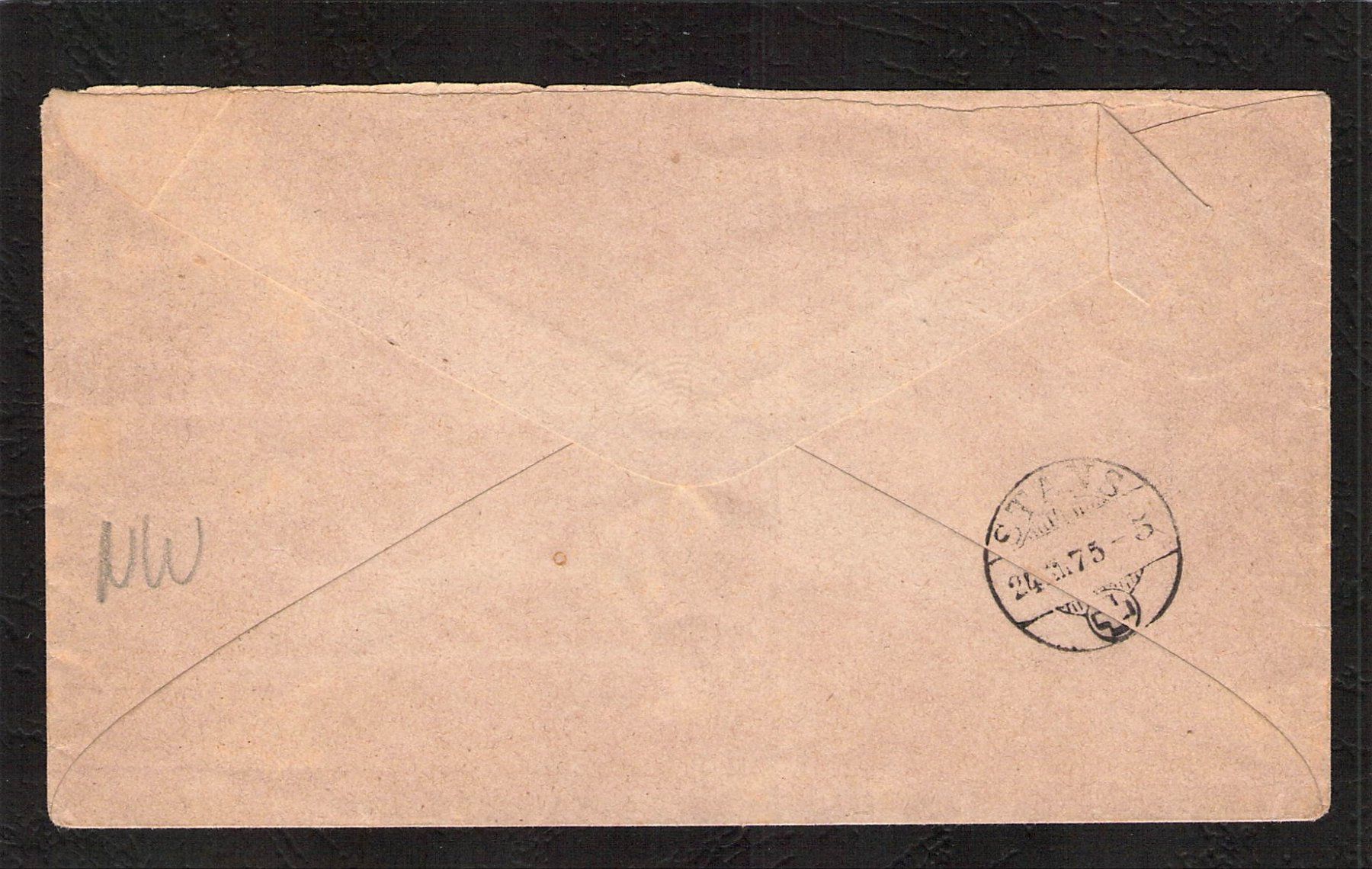 Alle Briefmarken: Tüblibrief , Stansstad NW , 24.Xll.1875 – Gebraucht aus Reichenburg von ibiza18 1