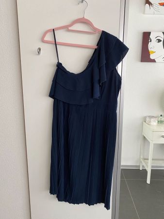 AX Paris One Shoulder Kleid Blau Gr.42