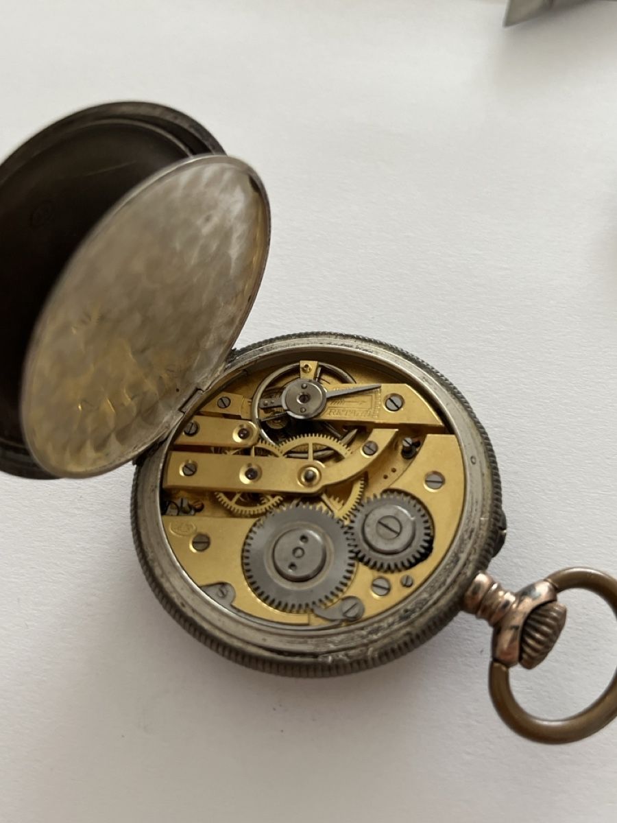 Orologi: Antike Taschenuhr 0,800 Silber  – Usato da Rheineck venduto da UhrenReinhardt 3