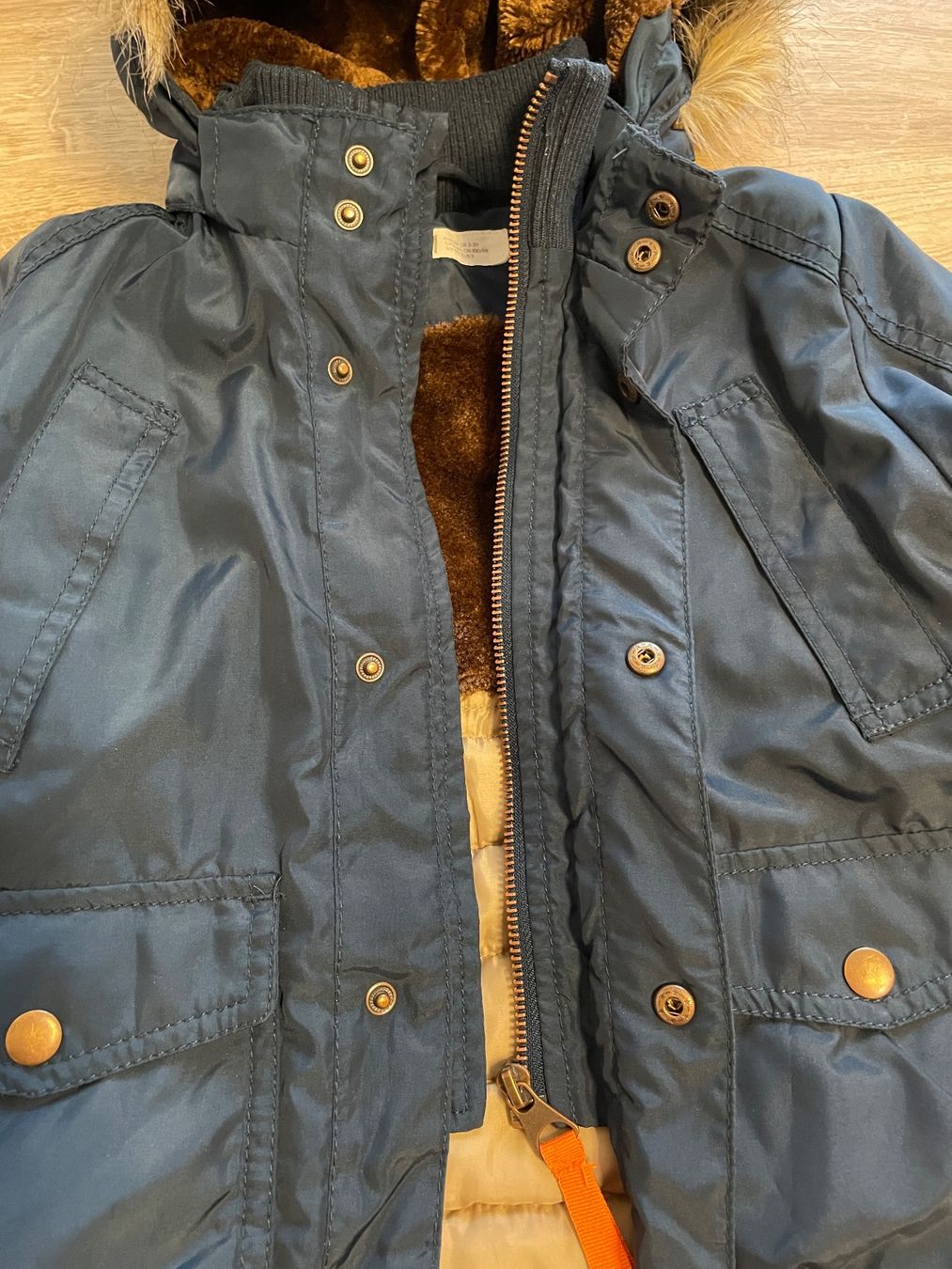 Name It Jacken & Mäntel: Winterjacke dunkelblau Grösse 98 – Gebraucht aus Winterthur von NaNa24 2