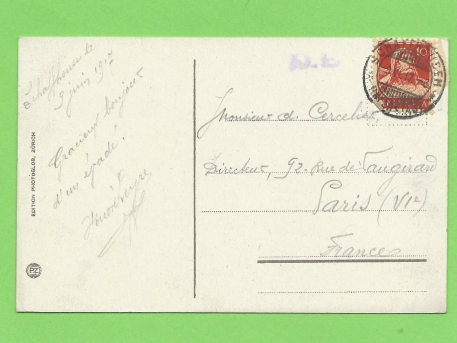 Cartoline postali: Schaffhausen – Usato da Zürich venduto da t24_de 1