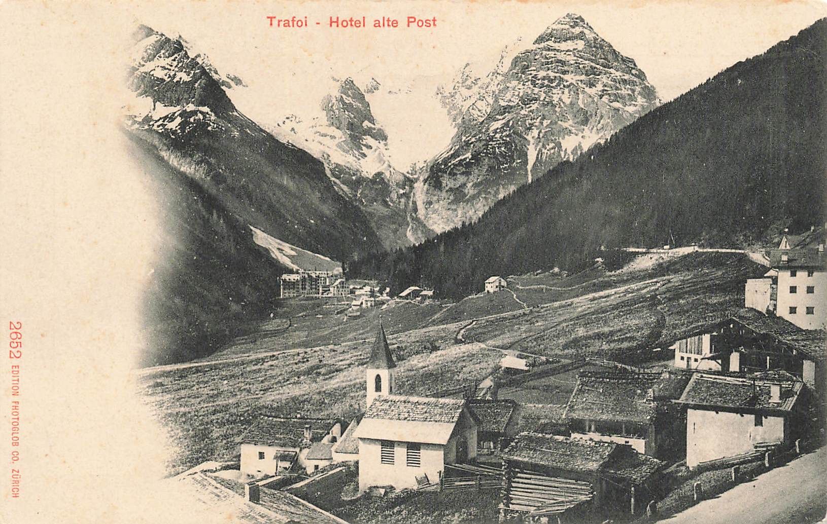 Cartoline postali: Trafoi hotel alte post – Usato da Biasca venduto da Blenio71
