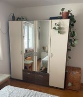 Large wardrobe with mirrors and drawers – 180 × 195 × 55 cmp