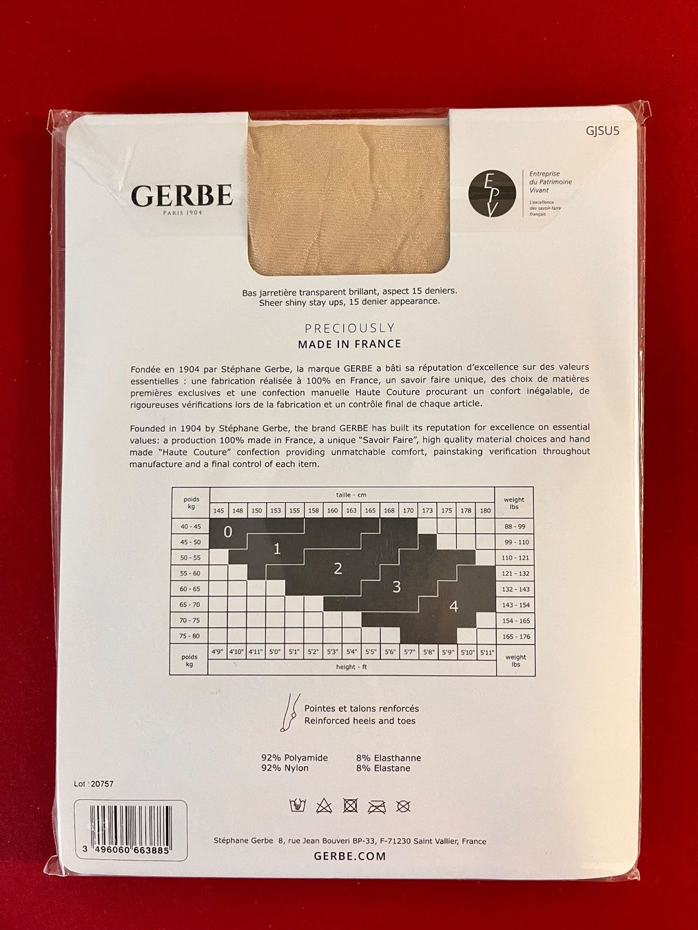 Strümpfe & Strumpfhosen: GERBE, Halterlose Strümpfe SUNLIGHT 15, Gr. S (2), Hellbeige – Neu und originalverpackt aus Rudolfstetten von gst_g7xl 3