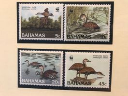 WWF Bahamas 1988 Kuba-Pfeifgans Satz postfrisch