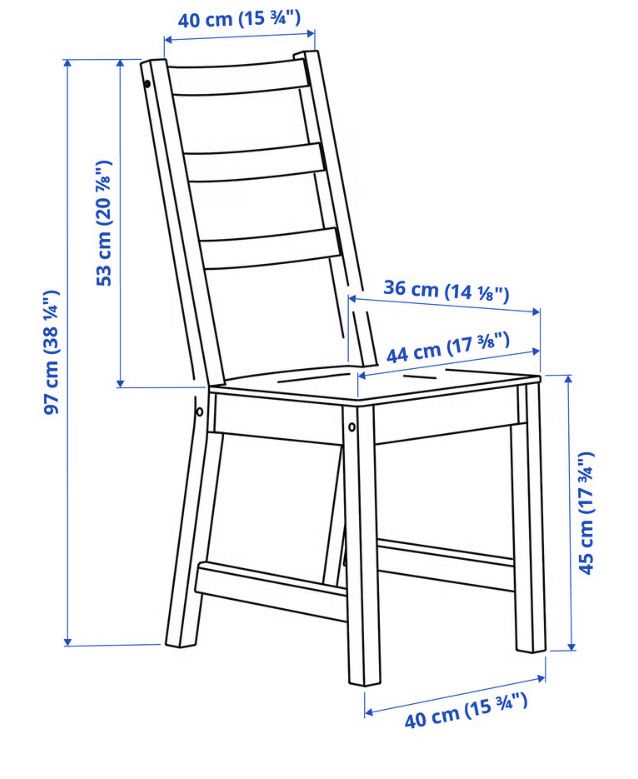 Ikea Chaises: Stuhl IKEA Nordviken, Kiefer, Antikbeize – D'occasion à Römerswil LU par Icehead 5