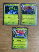 3x Pokémon Karten Myrapla Duflor Giflor Holo PFL 1, 2, 3/94