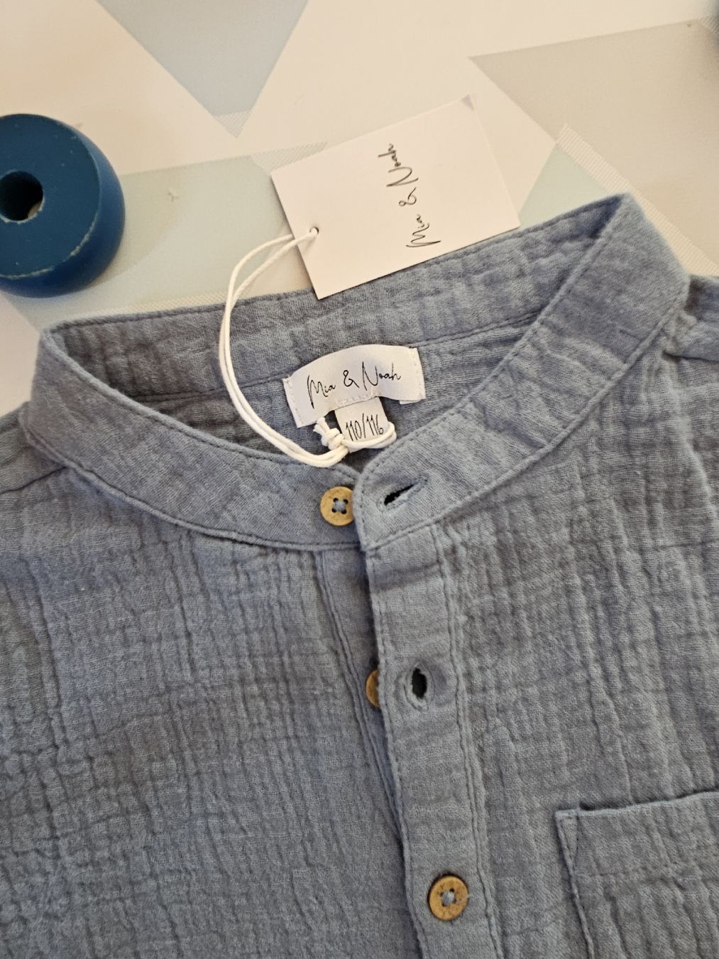 Camicie, T-shirt & Polo: leichtes Hemd Gr. 110/116 – Nuovo e nell'imballaggio originale da Worb venduto da jun_fj8w 2