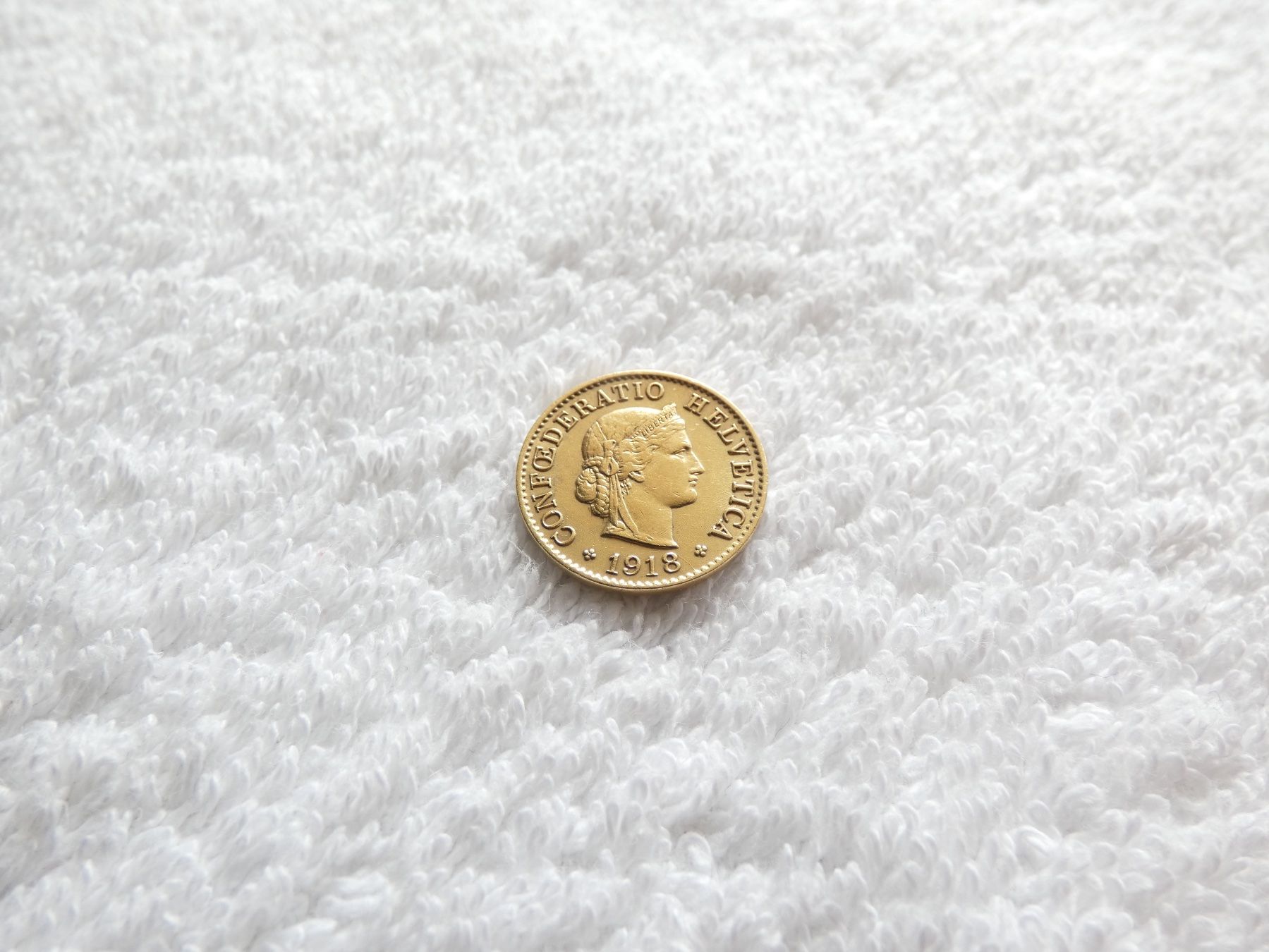 Tutti le monete: 5 centimes/rappen 1918 – Usato da Nyon venduto da Ilmi09