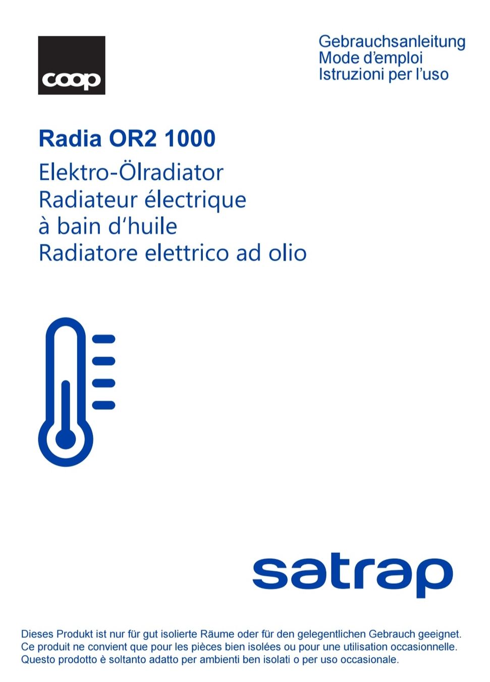 Radiateurs: Radiateur Satrap à bain d'huile – D'occasion à Boncourt par ellez90 3