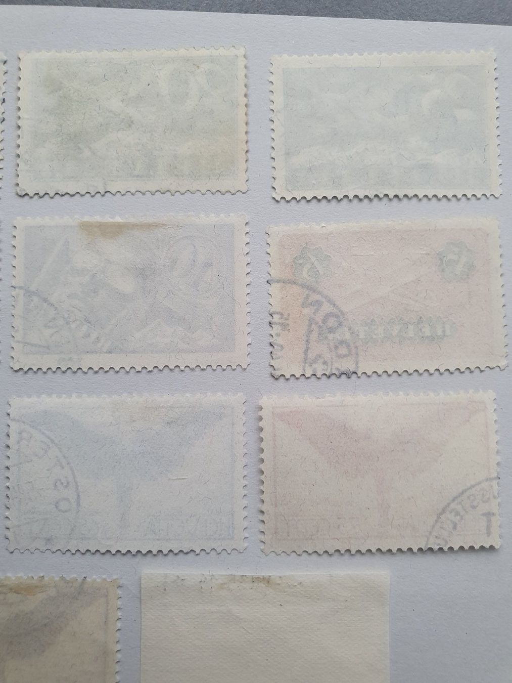 Alle Briefmarken: F3-F13 Flugpost Kat. 710.- – Gebraucht aus Balgach von SIMEON27 6