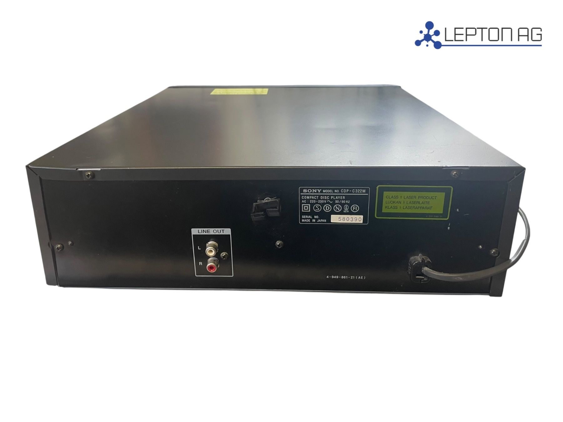 Sony Sistemi audio & multimediali: SONY Compact Disc Player CDP-C322M/ 5x Wechsler – Usato da Niederdorf venduto da LeptonAG 3