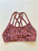 Reebok Sporttop / Yoga Crop Top, Pink/Schwarz, Gr. S-XS