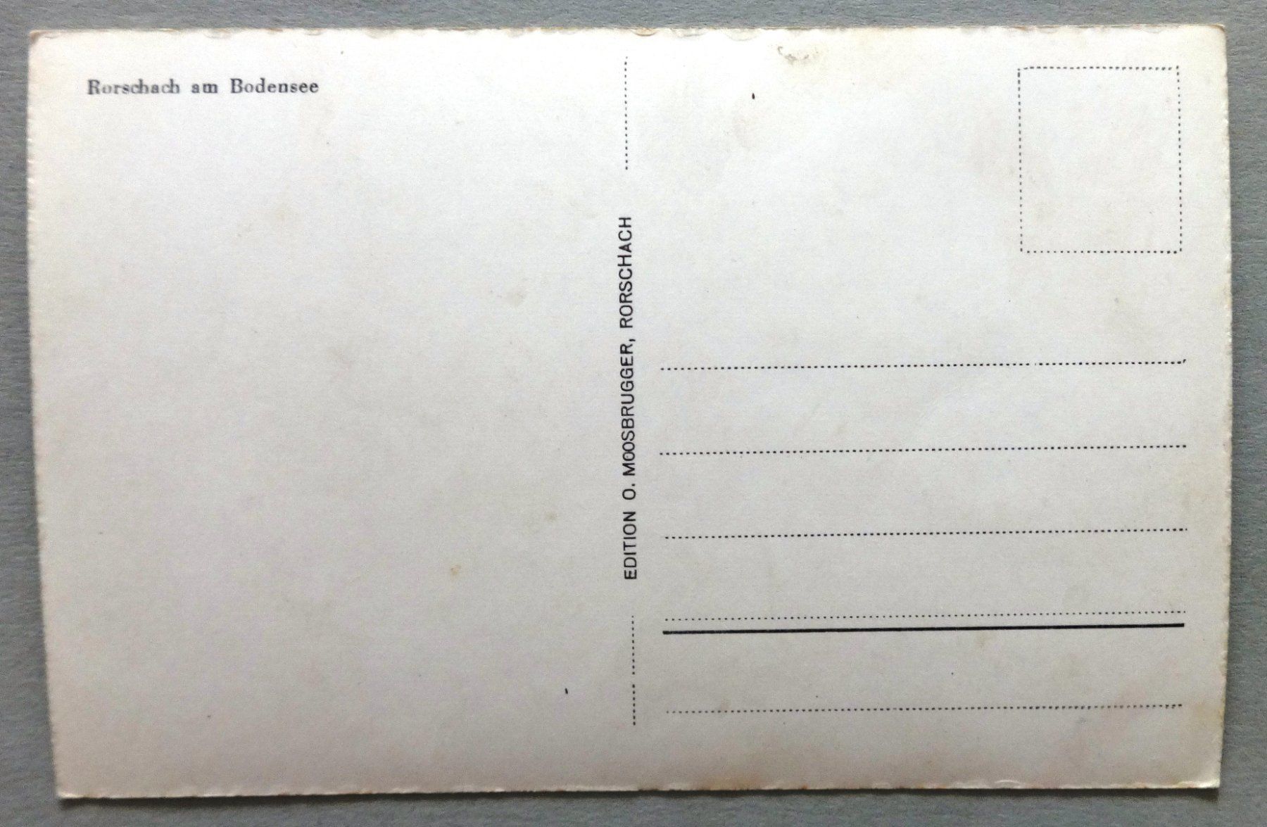 Cartoline postali: Rorschach am Bodensee – Usato da Fétigny venduto da Billy2miny 1