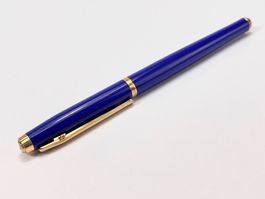 Stilvoller Elysée Füllfederhalter–Blau mit Goldfarbenakzente