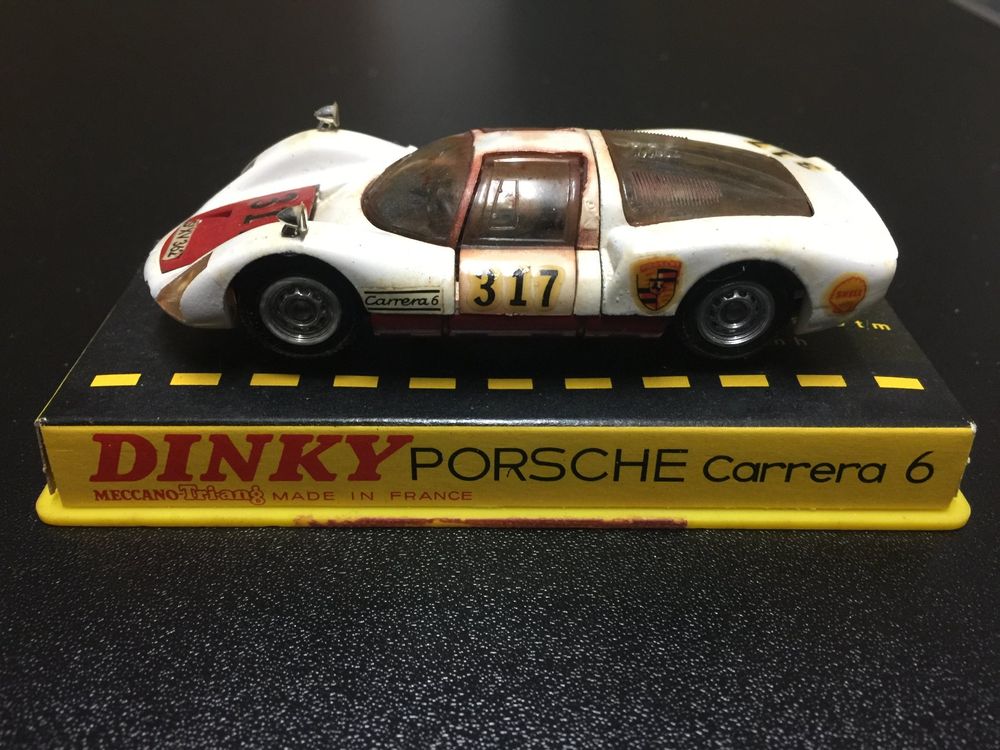 Dinky Toys N°503 Porsche Carrera 6 - 1/43 - Blanc - Jamais Jouée, En Boîte