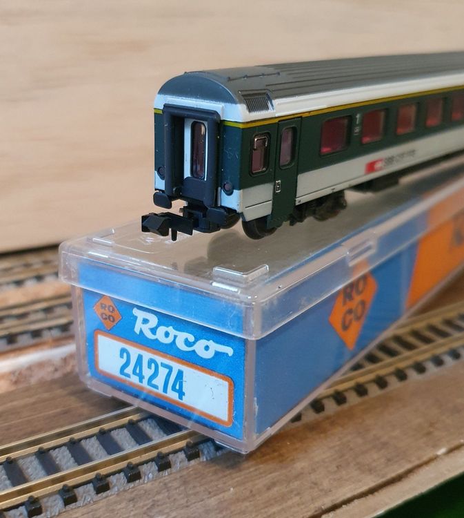 Roco Voiture Eurofima 1ère CL des SBB CFF FFS en boite