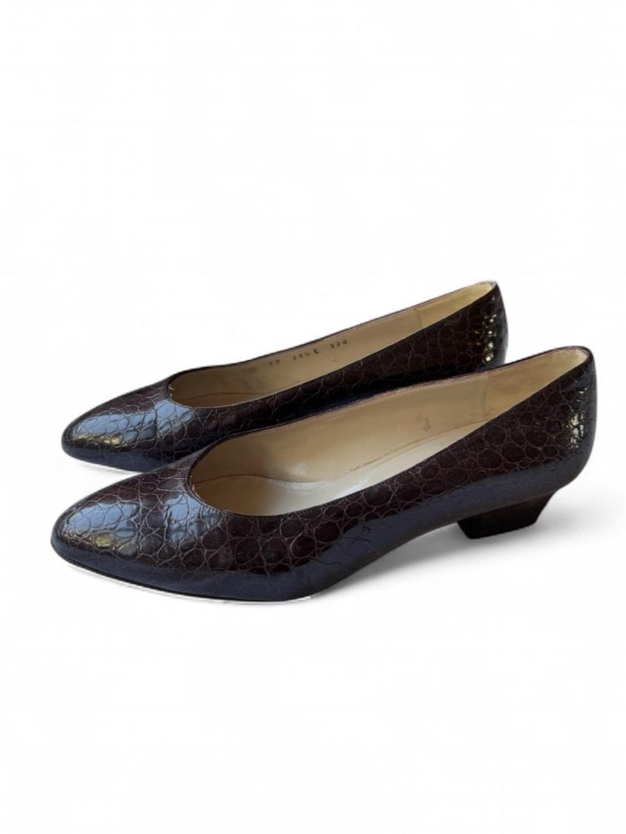 Scarpe da donna: Mario Cerutti Braune Leder Pumps – Usato da Kriens venduto da avalu 1