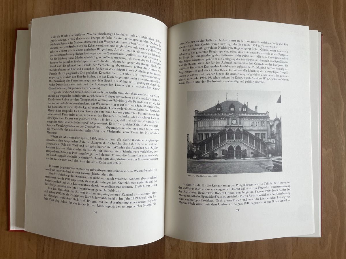 Livres: DAS RATHAUS ZU BERN 1942 – D'occasion à Fribourg par Mymikrakra01 7