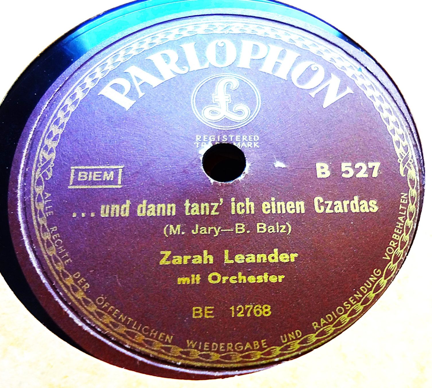 Dischi in vinile: Zarah Leander, Album mit 12 Schellackplatten – Usato da Hemishofen venduto da Phonomandy 1
