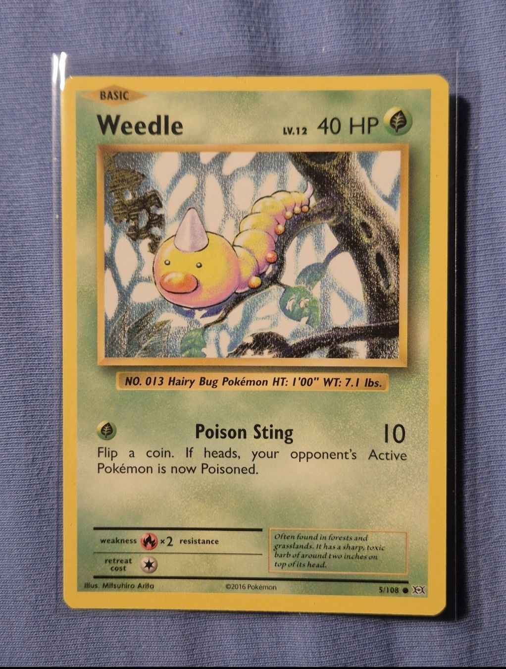 Pokémon Carte collezionabili: Pokémon Karte Weedle, Set: XY Evolutions, Sprache: EN.  – Nuovo (secondo la descrizione) da Zofingen venduto da Noellerbeller