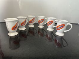 6 Ovomaltine Tassen 2 dl weiss mit Logo