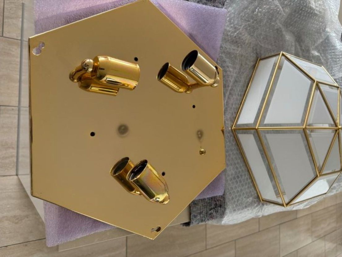 Lampadari & plafoniere: Lampe art déco hexagonale – Usato da Denges venduto da elo_2zgb 2
