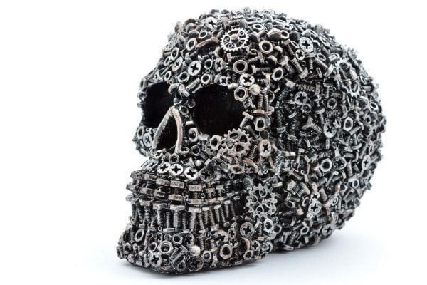 Skulpturen & Statuen: SchraubenSchädel cooles Dekor aus Resin – Neu und originalverpackt aus Wittenbach von rbstore 2
