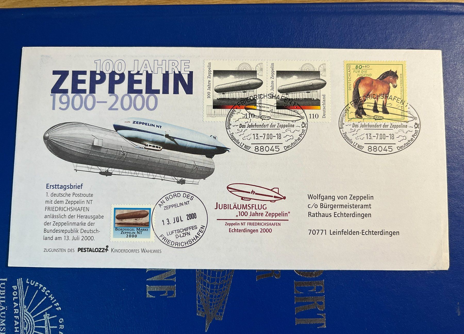 Bücher: Das Jahrhundert der Zeppeline. Jubiläumsedition Zeppelinpost – Gebraucht aus Roggwil TG von Stebrogg 4