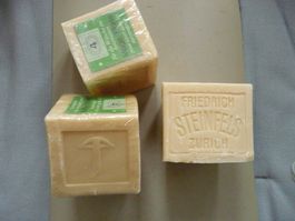 3x Würfel Seife Friedrich Steinfels Zürich, Original