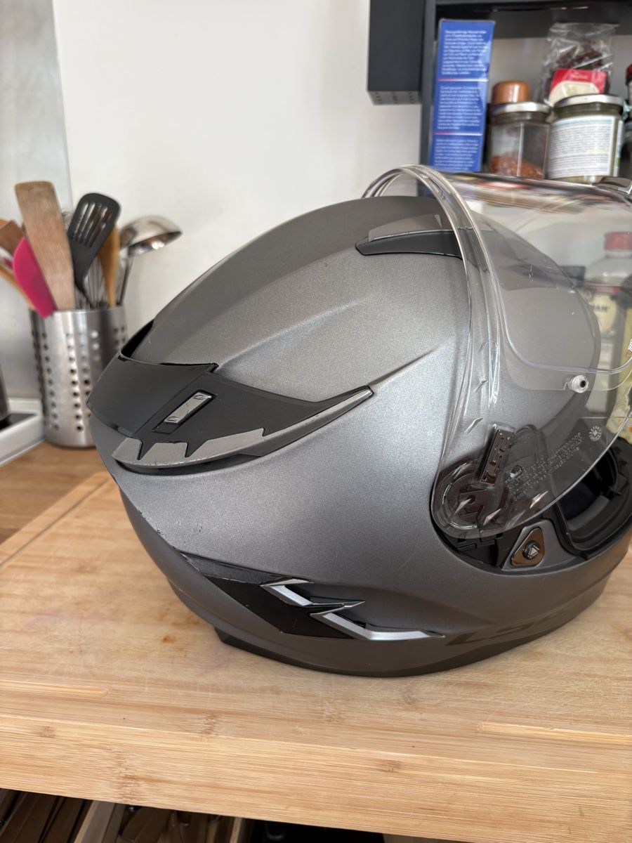 Helme & Visiere: LS2 CHAllENGER F Motorradhelm graumetallic – Gebraucht aus Baden von elmo46 3