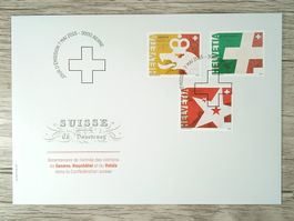 TR12 Enveloppe + Timbre Suisse 2015