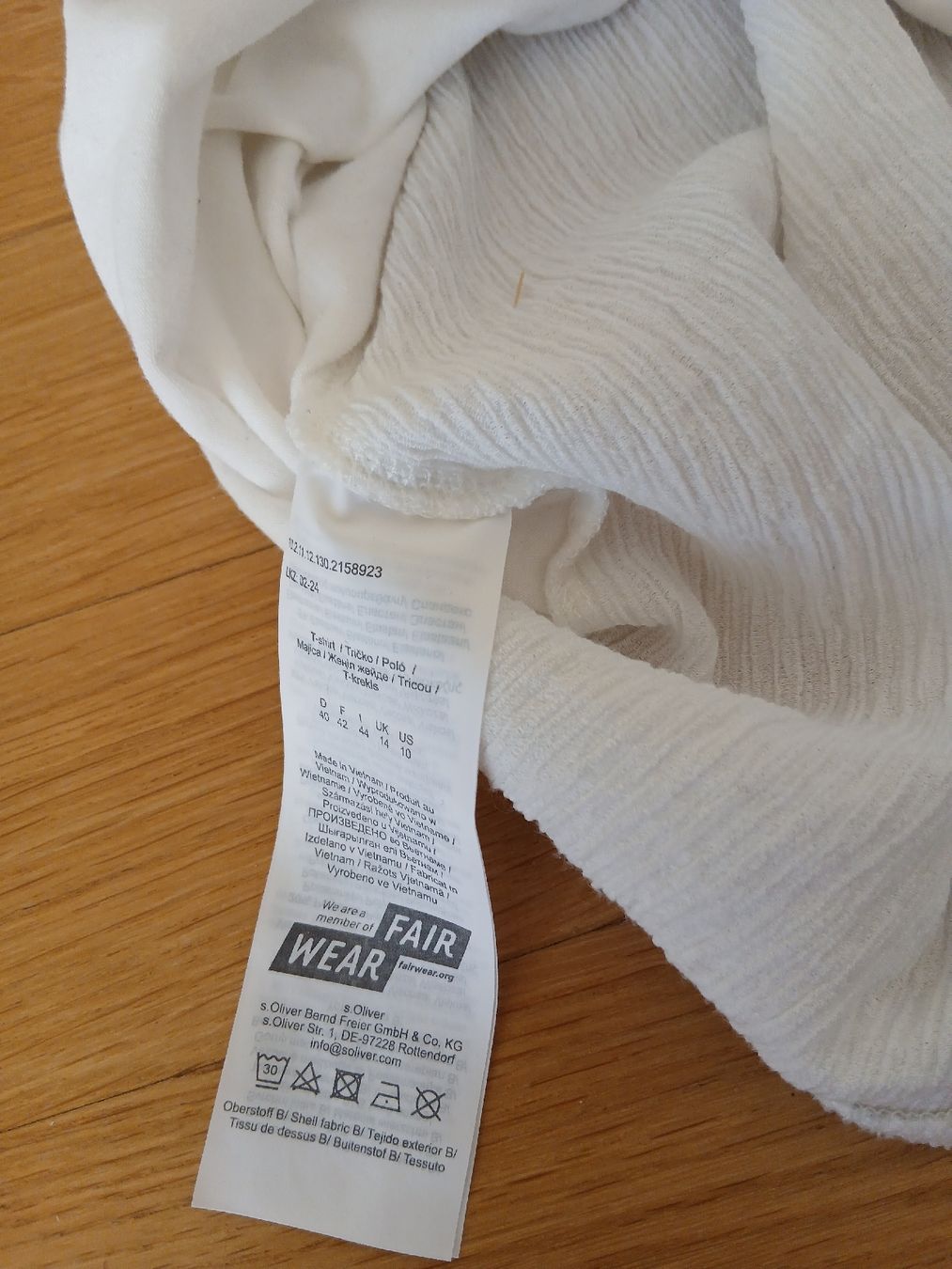 S.Oliver Camicette: Weisse Damenbluse Grösse 40. s.Oliver – Usato da Bazenheid venduto da vogeljr 2