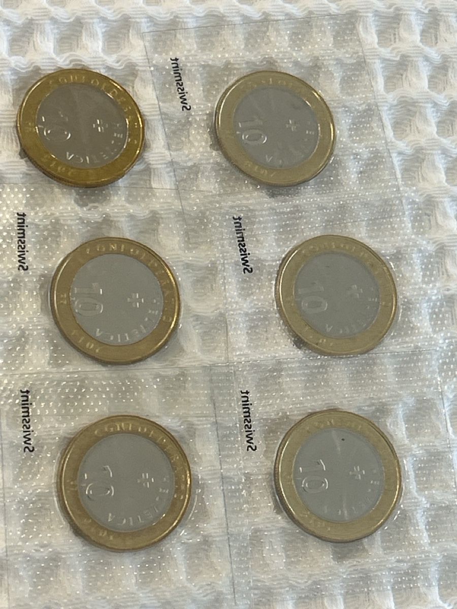 Tutti le monete: 10 pièces de 10fr  – Nuovo (secondo la descrizione) da Villars-sûr-glane venduto da Brocstock 2