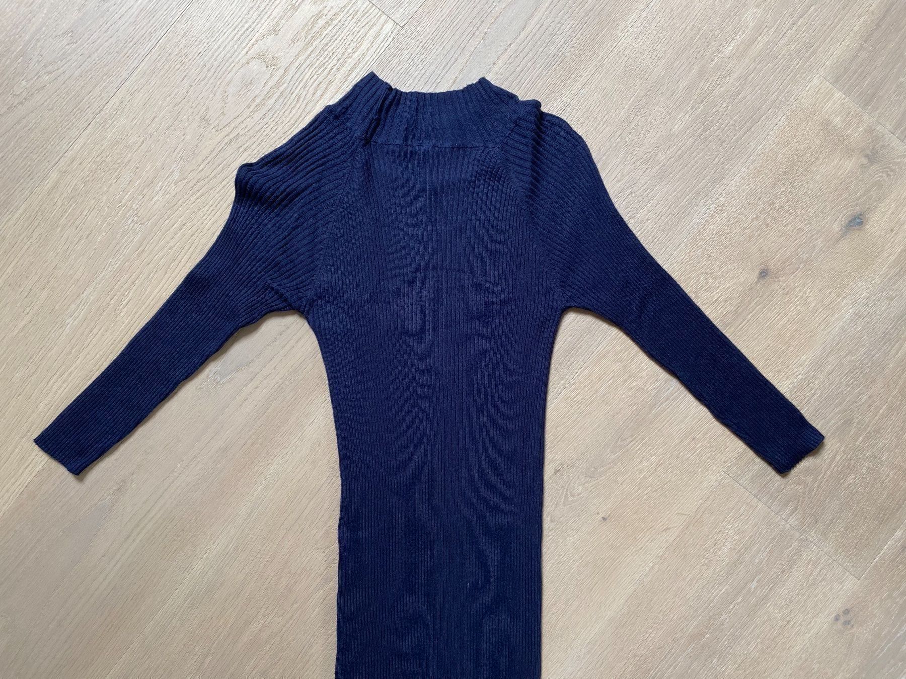 Vestiti: Blaues Strickkleid Marke Chicorée Gr S – Usato da Winkel venduto da Flyhy2020 4
