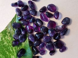 150 gr. Amethyst - Trommelsteine in Top Qualität