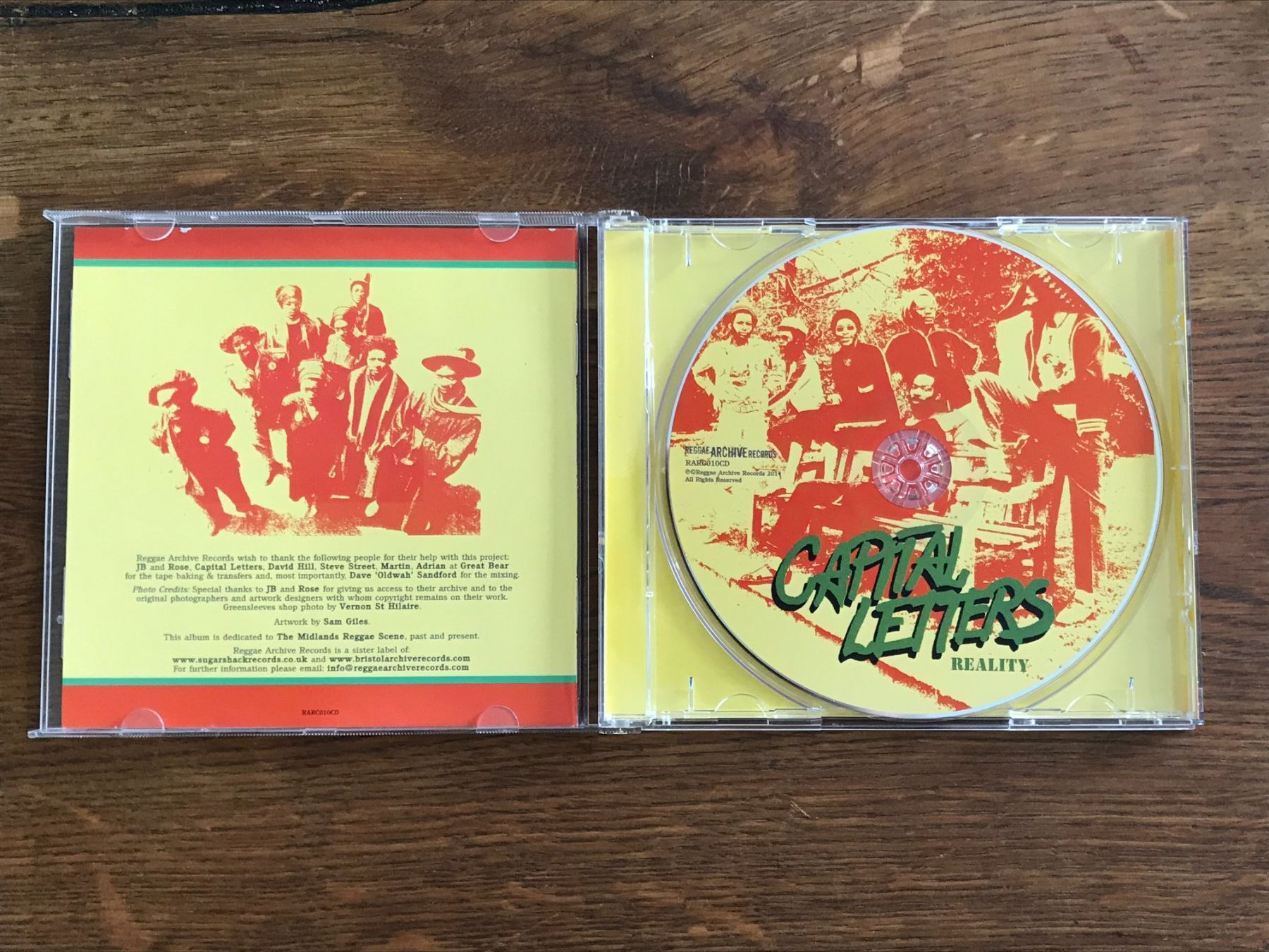 CD: CAPITAL LETTERS - Reality - Roots Reggae, Dub – Usato da Buchs AG venduto da Archie 1