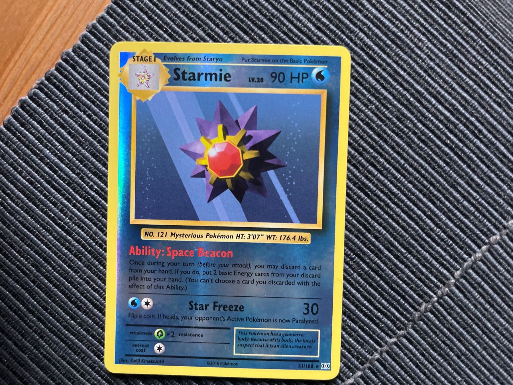 Pokémon Carte collezionabili: Pokemon Starmie Reverse Holo XY Evolutions – Usato da Wabern venduto da Collectfun